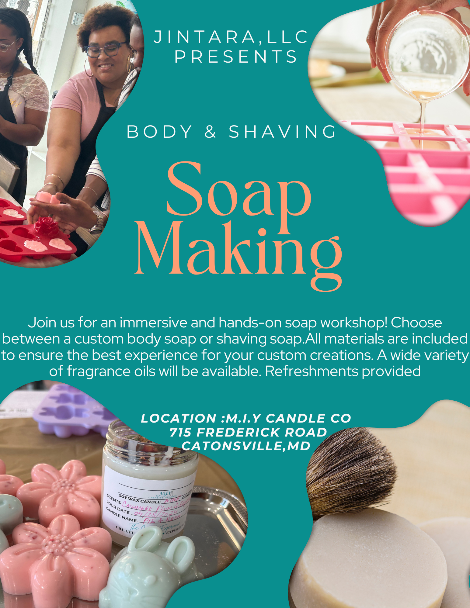 Soap Making (Ongoing Dates) – M.I.Y Candle Co.