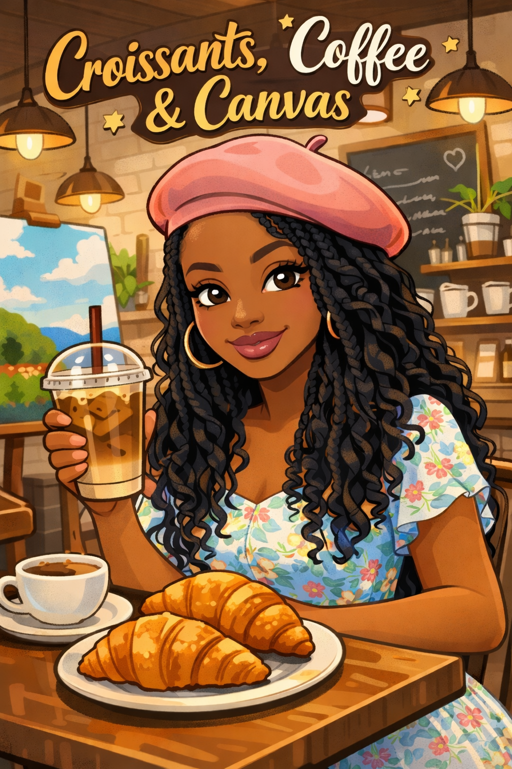 Croissants, Coffee & Canvas