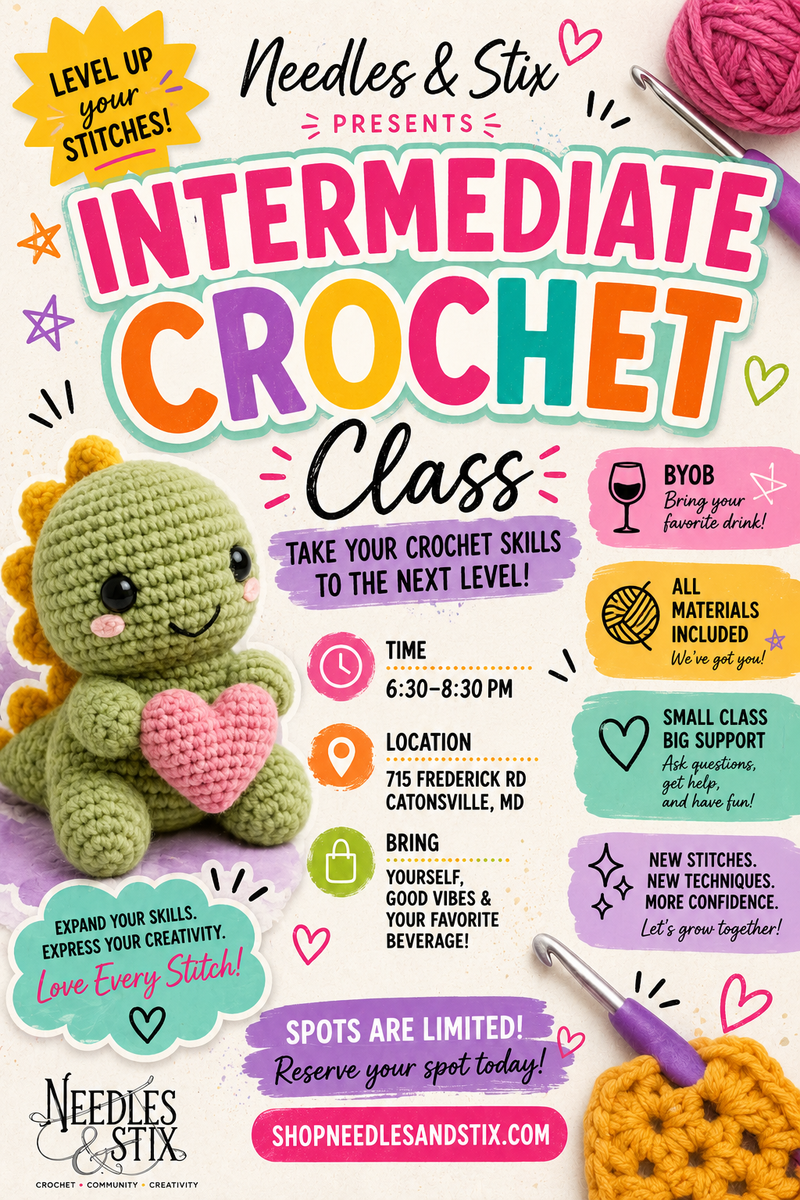 Intermediate Crochet Class