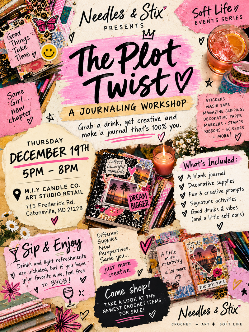 The Plot Twist: A Creative Journaling Workshop ✨📓
