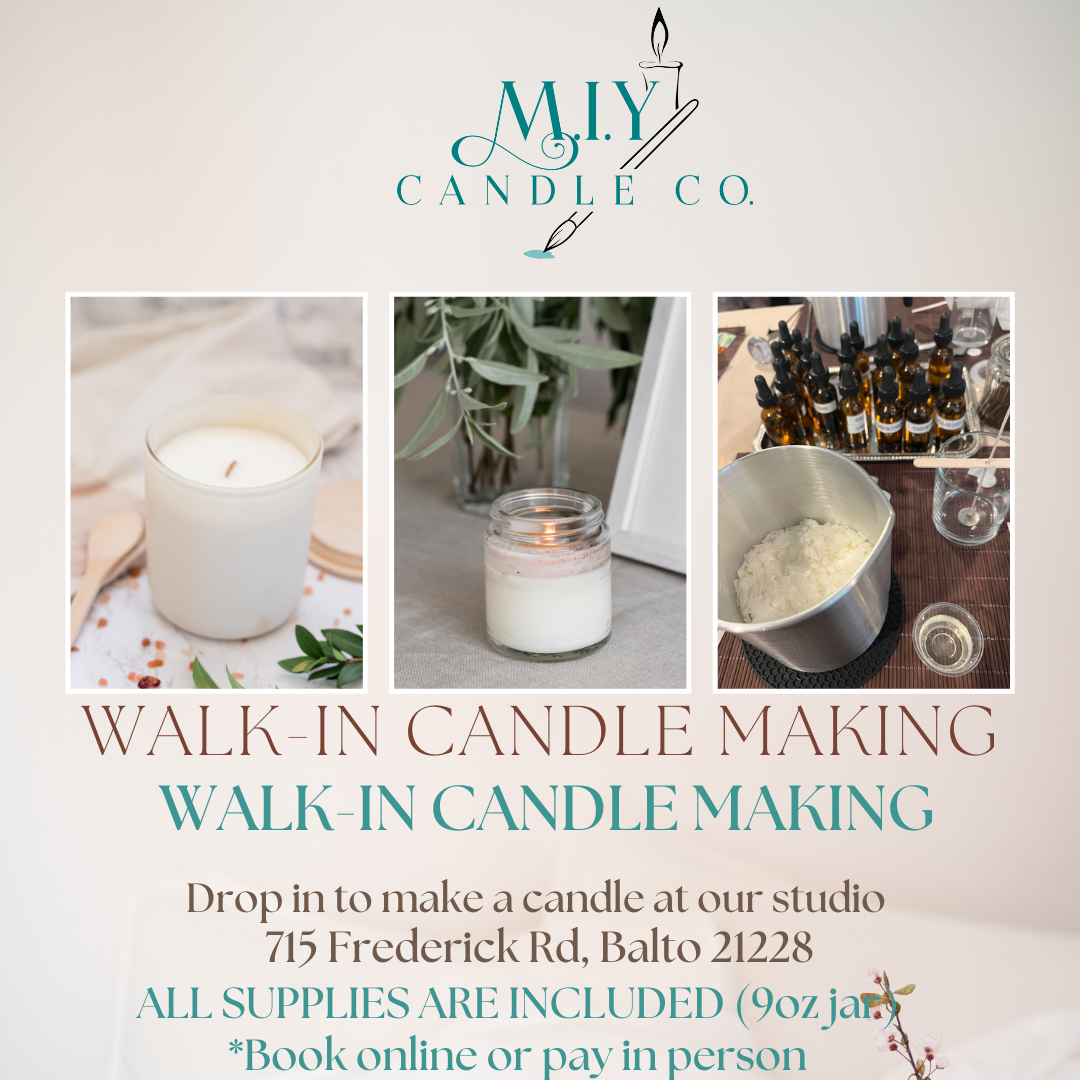 Walk-in Candle Making (Not a group Workshop)