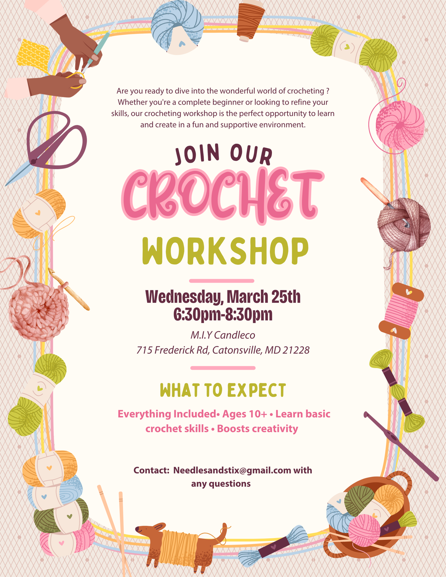 Amigurumi Crochet Class – Mystery Project 🧶✨