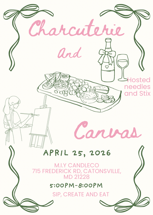 Charcuterie & Canvas: A Yarn Art Experience (21+ Event)